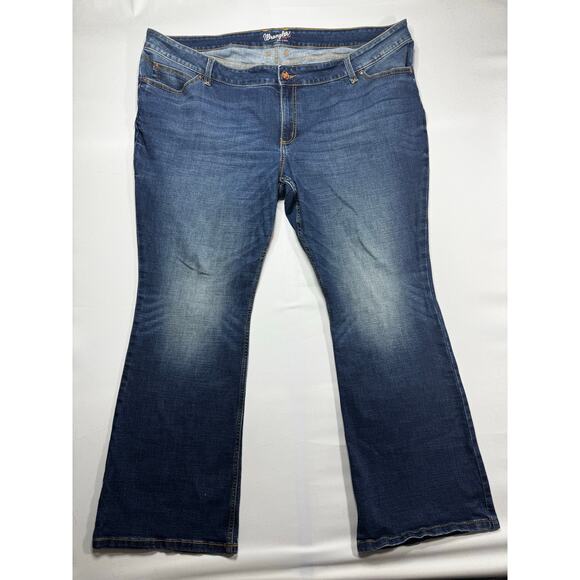 Wrangler Retro Women's Bootcut Blue Denim Jeans - Size 26Wx34 (51x33) - Picture 1 of 5